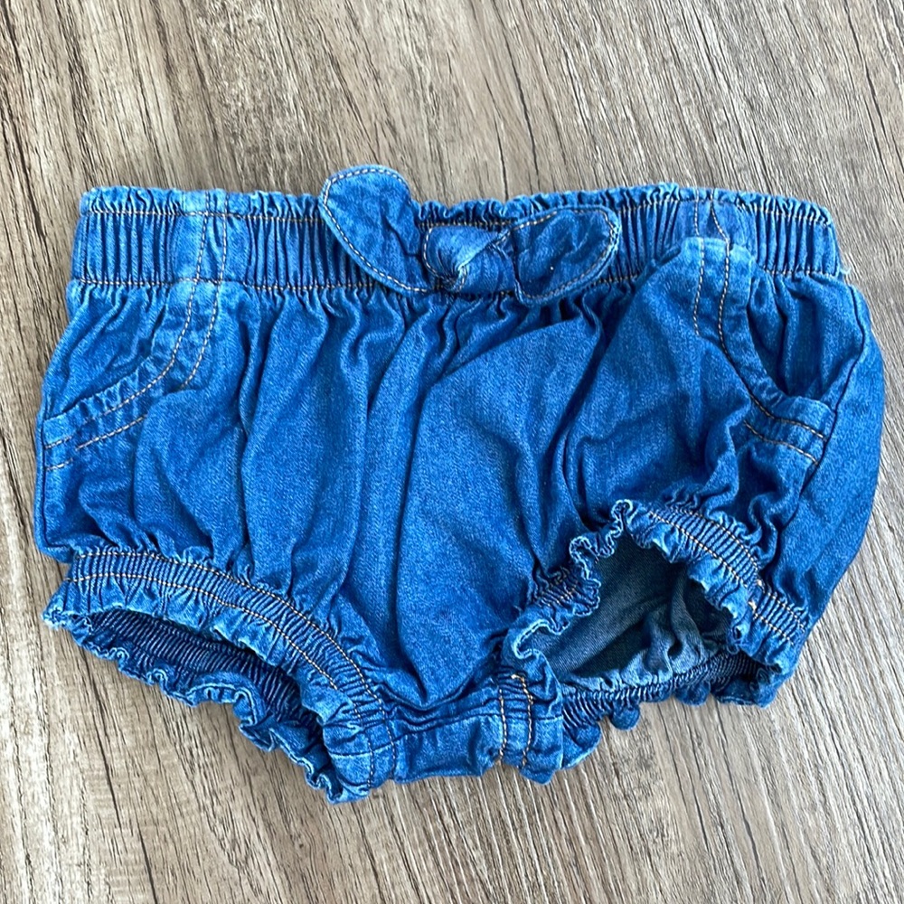 Cat&Jack Denim Diaper Cover Size 6-9M